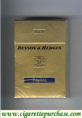 Benson and Hedges Lights cigarettes